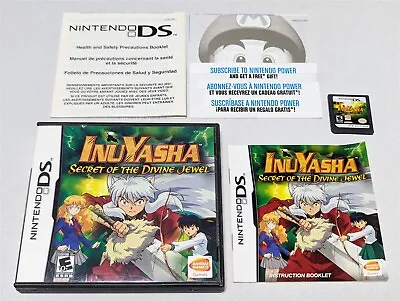 Inuyasha Secret Of The Divine Jewel Complete For Nintendo DS 3DS **AUTHENTIC** • $79.95