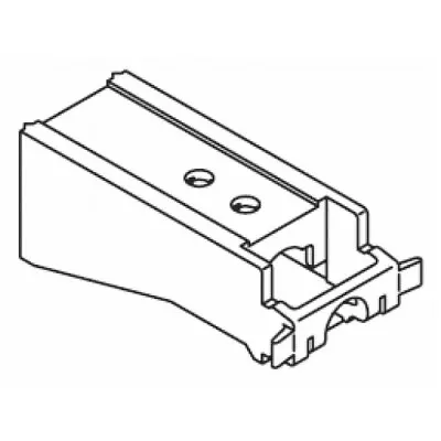 £50.99 • Buy 10 Silent Gliss 3660 Extension Bracket 65mm Long Blind Curtain Track Support