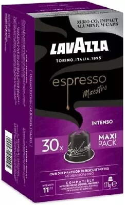 Lavazza Espresso Maestro Intenso 30 Aluminium Capsules • $21.55