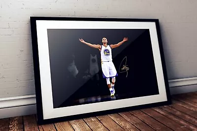 $62.55 • Buy Stephen Curry Golden State NBA Autographed Poster Print. A3 A2 A1 Sizes