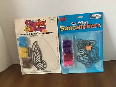 Vintage  Makit & Bakit Stained 2 Pkgs- Butterflies • $19.99