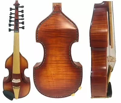 SONG Brand Master 6×6 Strings 15“ Viola D'Amore Rib Thicker 2  Rich Sound #15055 • $1399