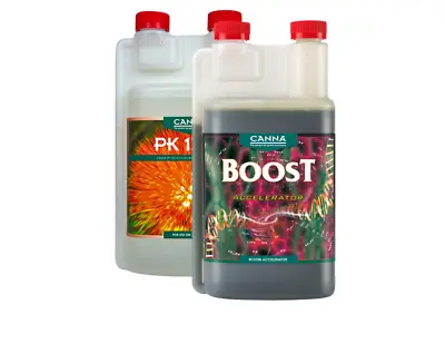 Canna Boost Accelerator + PK 13-14 250ml 1L Hydroponic Growing Additives • £71.56