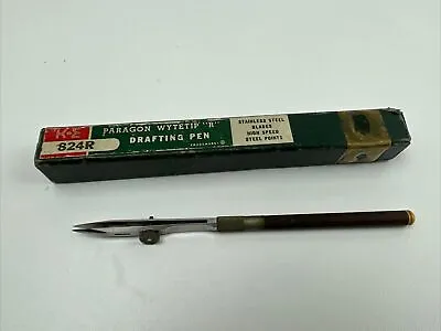 K&E Paragon Drafting Pen No. 824 R 5-1/2  With Box 1950's Kueffel Easer Germany • $27.99