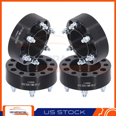$100.99 • Buy (4) 2  Hubcentric 6x5.5 Wheel Spacers Fits Toyota 4Runner Tacoma Tundra Sequoia