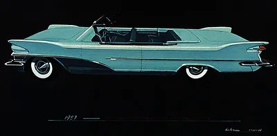 1957 Packard Clipper Convertible Concept Car - Promotional Advertising Poster • $9.99