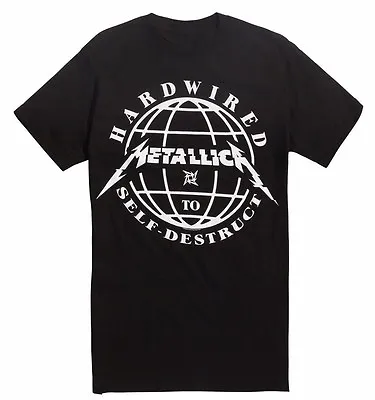 Metallica HARDWIRED TO SELF-DESTRUCT GLOBE T-Shirt NEW 100% Authentic Bravado • $17.99