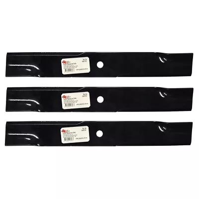 3 Blades For 54  Cut BigDog Hustler Zero Turn Ride On Lawn Mower Models 601124 • $109.95