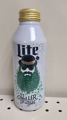 Miller Lite ST. Patrick's Day Aluminum Bottle • $2.99
