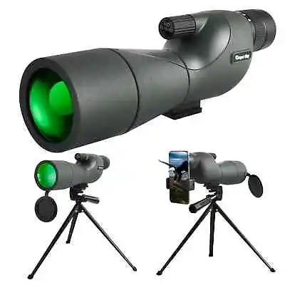 SVBONY SV28 Spotting Scope 25-75x60mm Zoom Waterproof+Tabletop Tripod • £58.25