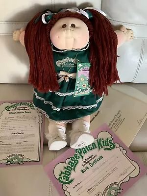 Cabbage Patch Kid Little People Doll ‘Amy  Livie’ Soft Sculpted Hand Signed 1982 • $500