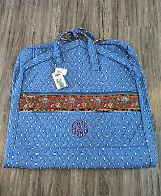 Vintage Retired Vera Bradley French Blue Garment Bag Clothes Carrier NWT • $96.99