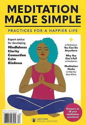 Meditation Made Simple Magazine - Practices For A Happier Life - Special 2023 • $16.99