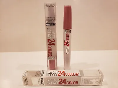 Maybelline~Lot Of 2~Super Stay 24 Color 2-Step Liquid Lipstick~#110 So Pearly Pi • $14.99