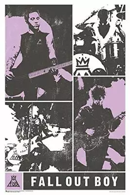 Fall Out Boy Panel Laminated Poster - 24.5  X 36.5  • $35.10