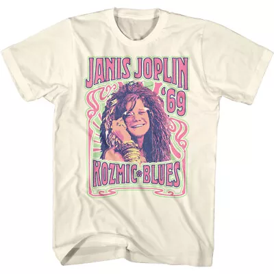 Janis Joplin Kozmic Blues 69 Men's T-Shirt Woodstock Singer • $23.99