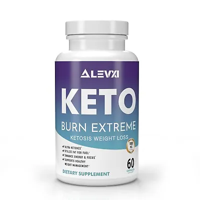£9.99 • Buy KETO BURN EXTREME UP 5X MORE WEIGHT LOSS STRONGEST LEGAL FAT BURNER *60capsules*