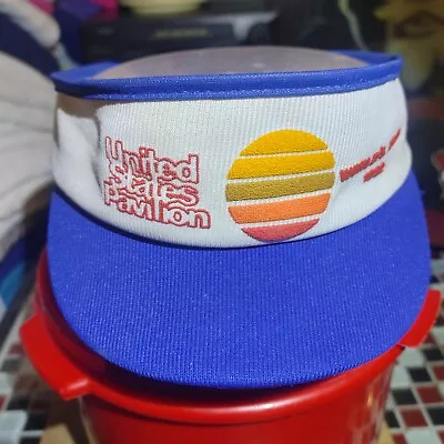 Vtg 80s Knoxville Tennessee World's Fair 1982 Beach Volleyball Golf Tennis VISOR • $26.99