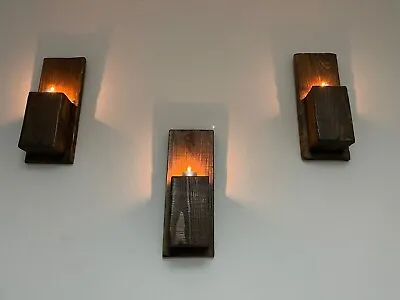 Wooden Candle Holder Wall Art Sconces Price Is Per Item Many Available • £15