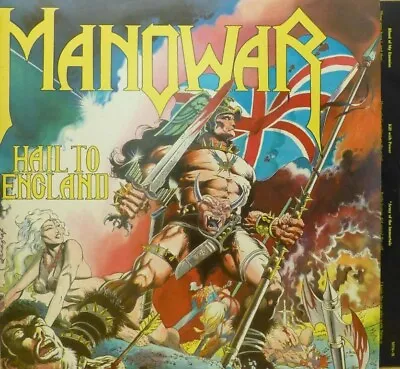 Manowar Hail To England LP W Inner UK 1984 Music For Nations EX • $249.99