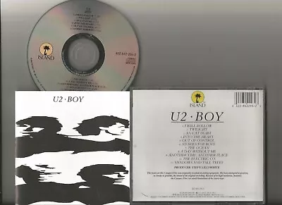 U2 Boy CD 11 Trax I Will Follow Out Of Control Stories For Boys EX Condition   D • $4.34