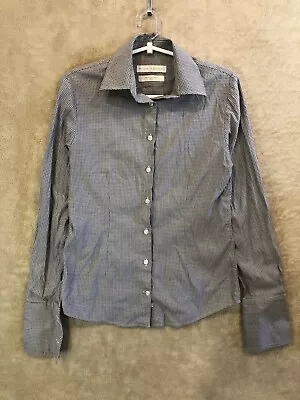 Rhodes & Beckett Formal Shirt Top Size S Womens Grey Long Sleeve • $19