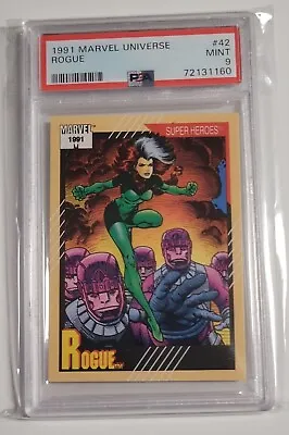 1991 Marvel Universe #42 Rogue PSA 9 Mint X-Men • $27