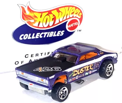 HOT WHEELS-GREAT V8's '71 DUSTER-TOM McEWEN's MONGOOSE-426 Hemi-NEW-1998 • $20.55