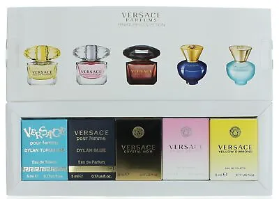 Versace By Versace 5 Piece Variety Mini Gift Set For Women New • $43.15