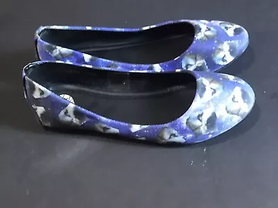 Purple Tuk Cat Flats HTF Size 8 • $35.99