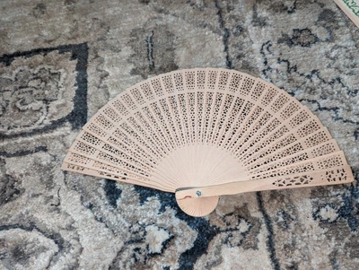 $3.50 • Buy Handheld Wooden Folding Fan Sandalwood Scented Wooden Folding Fan Hand