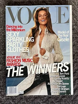 VOGUE Magazine  December 1999 Gisele Bundchen Cover • $35