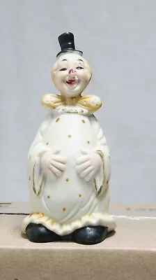 Vintage Enesco Accents Bisque Clown Bell Figurine Made In Taiwan 5  Tall • $9.83