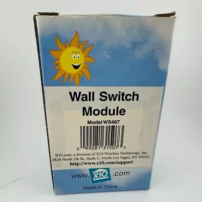 X10 Wireless Dimmable Wall Remote Switch Module W/ Soft Start WS467 • $14.99