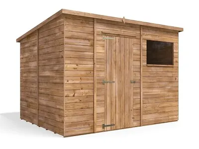 10 X 8 Dads Shed III 3m X 2.5m Pent Roof Wood Garden Storage Building Workshop • £1049.99