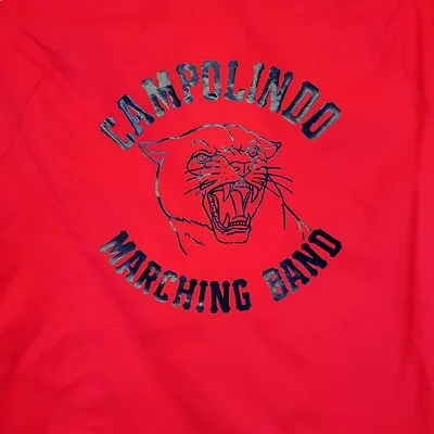 Campolindo High School Moraga California Jacket Adult M Red Snap Marching Band • $38.79