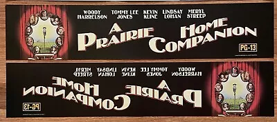 📽 Prairie Home Companion - Double-Sided - Movie Theater Mylar / Poster 5x25 • $12.99