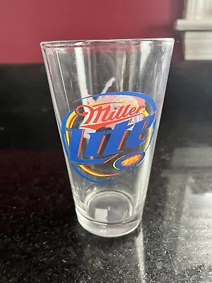 Miller Lite Beer Glass Vintage Barely Used Guitar Great Colors No Scratches Wear • $10