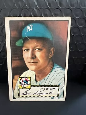 1952 Topps Set-Break # 57 Ed Lopat LOW GRADE (crease) *GMCARDS* • $3.99