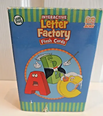 LeapFrog Tag Junior Letter Factory Interactive Flash Cards ABC Games 1 - 4 Years • £7.50