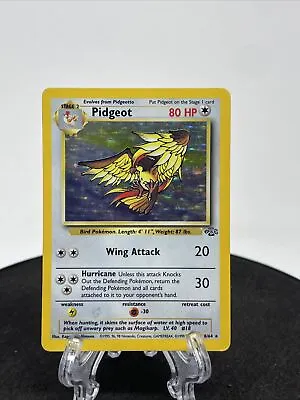 $15.60 • Buy Pidgeot 8/64 Holo Rare Jungle Set Unlimited Edition Pokemon Card 1999 WOTC LP