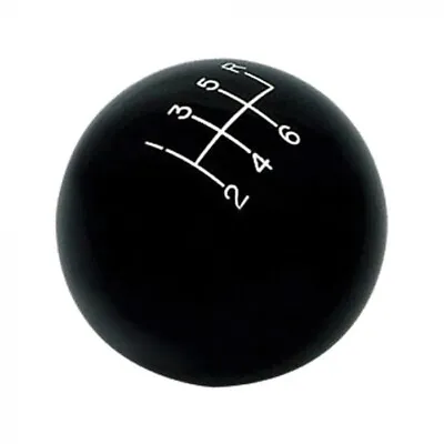 6 Speed Engraved Shifter Shift Knob BLACK : 9/16 -18 For 1997-2004 C5 Corvette • $44.25