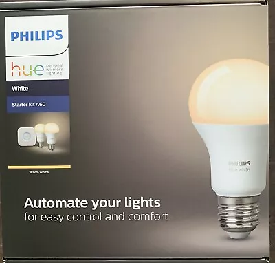 Philips Hue Starter Kit A60 New Sealed • $69.95