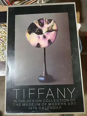 TIFFANY 1979 CALENDAR -12 Months Of COLOR PRINTS - MUSEUM OF MODERN ART (MOMA)  • $24.90