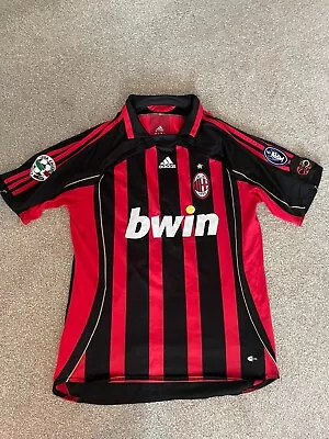 Adidas AC Milan Maldini Shirt 2007 Size Large • £60