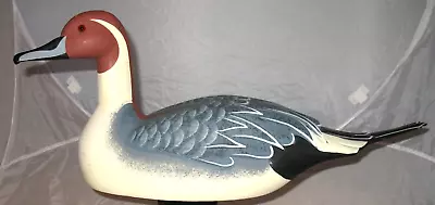Wood Pintail Duck Decoy Signed Andy Anderson Handpainted & Carved • $45