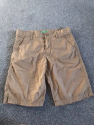£2.50 • Buy United Colours Of Benetton Boys Brown Shorts 10-11 Years. Adjustable Waist