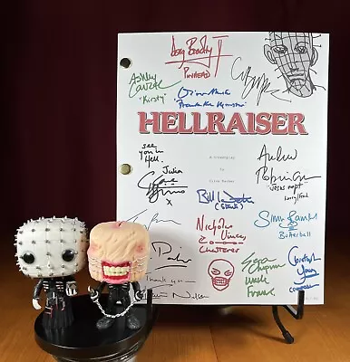 Hellraiser Script Signed- Autograph Reprints- 96 Pages- Cenobites- Pinhead • $24.99