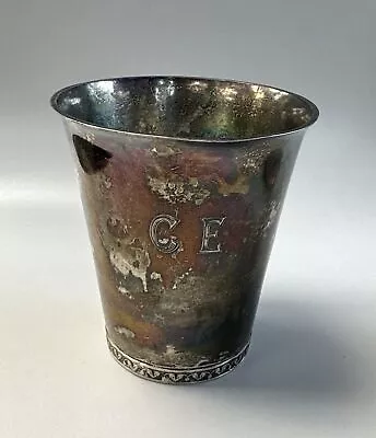 Vintage ( GH ) Sterling Silver Mint Julep Cup W/MONO • $199.26