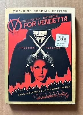 V FOR VENDETTA (2006) 2-Disc Special Edition Widescreen DVD In Slipcase - VG+ • $3.95